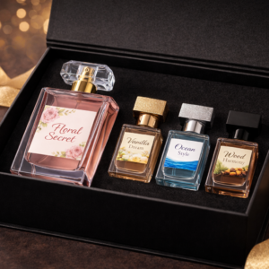 Zestaw prezentowy perfumy + miniatury